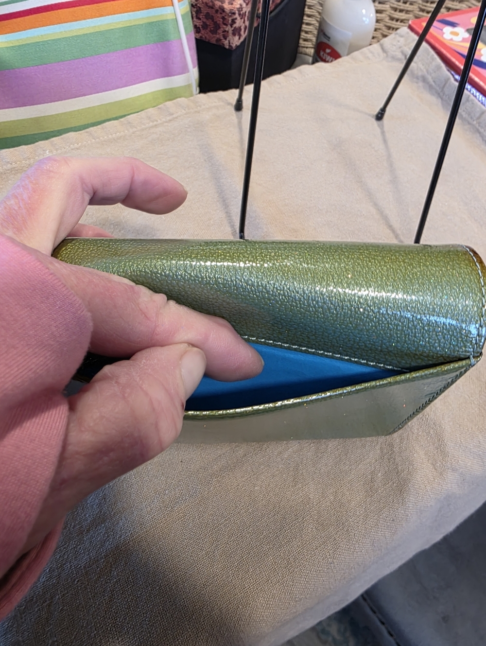 Enrico Coveri Olive Green Women's Wallet - Picture 7 of 8